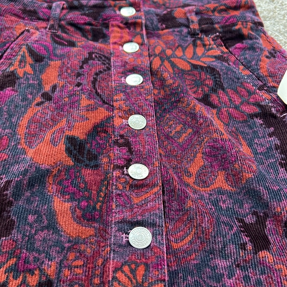 Anthropologie corduroy Mini Skirt Pilcro NWT Size 4 - Picture 3 of 9